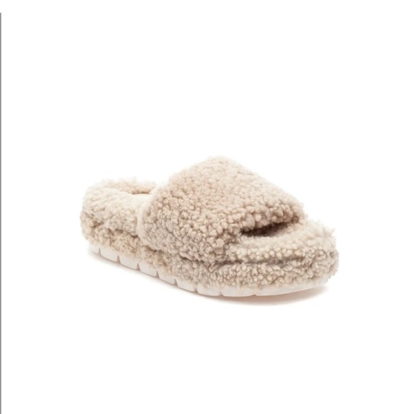 J Slides Shoes - J Slides Curly Platform Slides